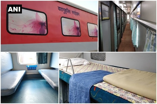 Indian Railways,Railway ministry,railway ministry Operation Swarn,Operation Swarn Indian Railways,Operation Swarn,Anubhuti coaches,new Rajdhani coaches,revamped Rajdhani coaches,anti-graffiti vinyl wrap trains,Indian trains,Mumbai-Ahmedabad Rajdhani