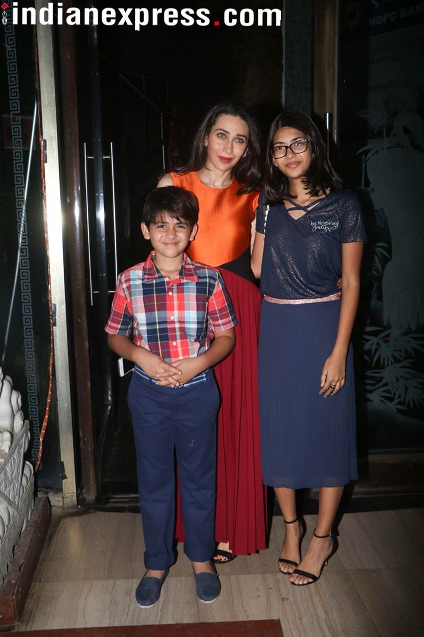 randhir kapoor, karisma kapoor, kareena kapoor, randhir kapoor birthday, kareena karisma, randhir birthday party, kareena, karisma