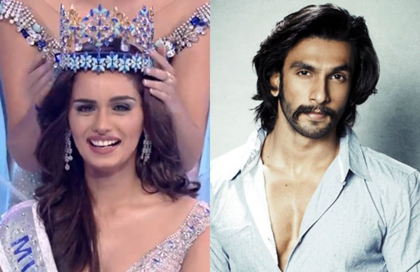 ranveer singh, manushi chillars, miss world manushi, bollywood actor ranveer, filmfare, selfie manushi chillars, instagram account, bollywood news, entertainment news