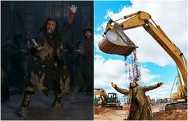 Ranveer singh, actor ranveer singh, bollywood actor ranveer singh, ranveer singh photos, ranveer singh funny photos, ranveer singh photos, khalibali, padmaavat, psy gangnam style on Ranveer singh Khalibali dance, psy, gangnam, Ranveer singh, entertainment, jansatta