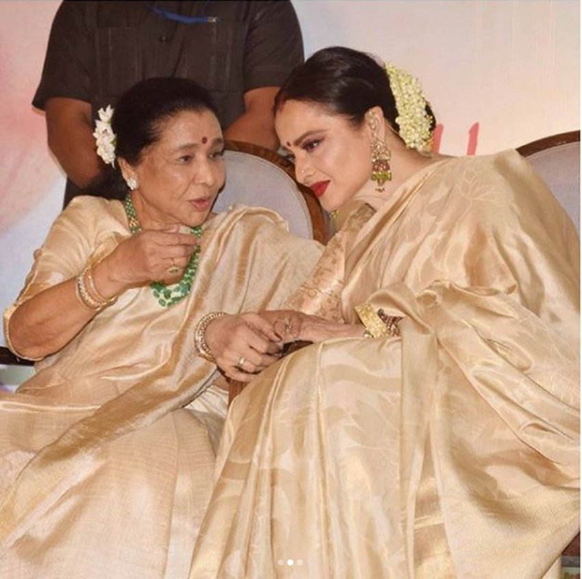 rekha, asha bhosle, rekha movies, asha bhosle songs, Yash Chopra Memorial Award, Parineeti Chopra, Jackie Shroff, asha bhosle award, Parineeti Chopra, Parineeti Chopra movie, Parineeti Chopra on yashraj films
