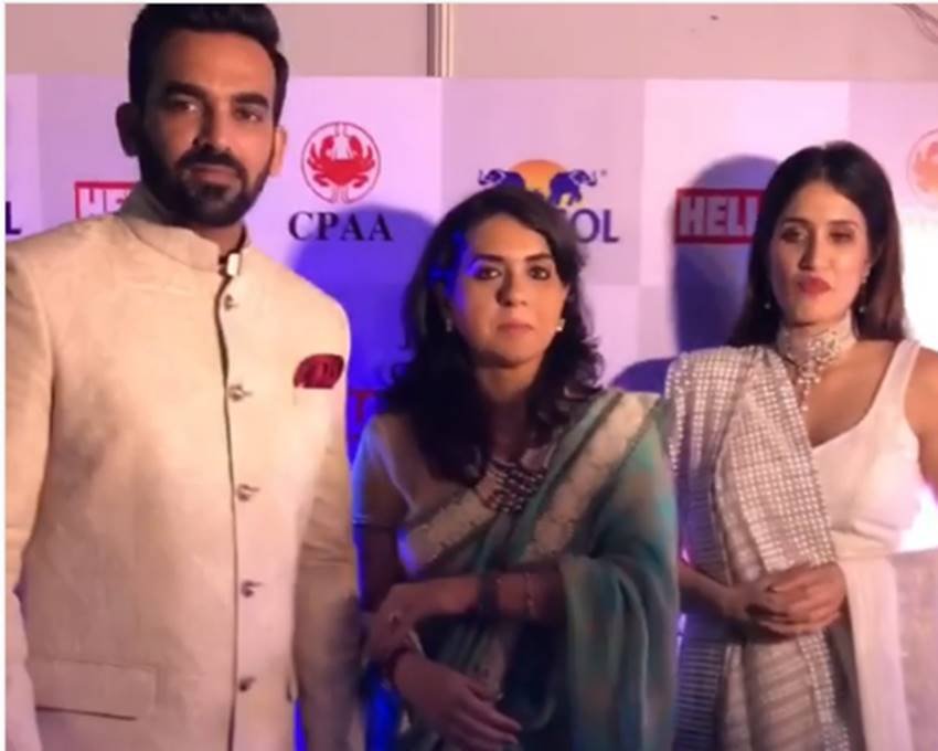 Sagarika Ghatge, Zaheer Khan, Sagarika-Zaheer, Sagarika Ghatge Fashion, Couple Fashion Goals, Ethnic Fashion, Ethnic Wear, Fashion