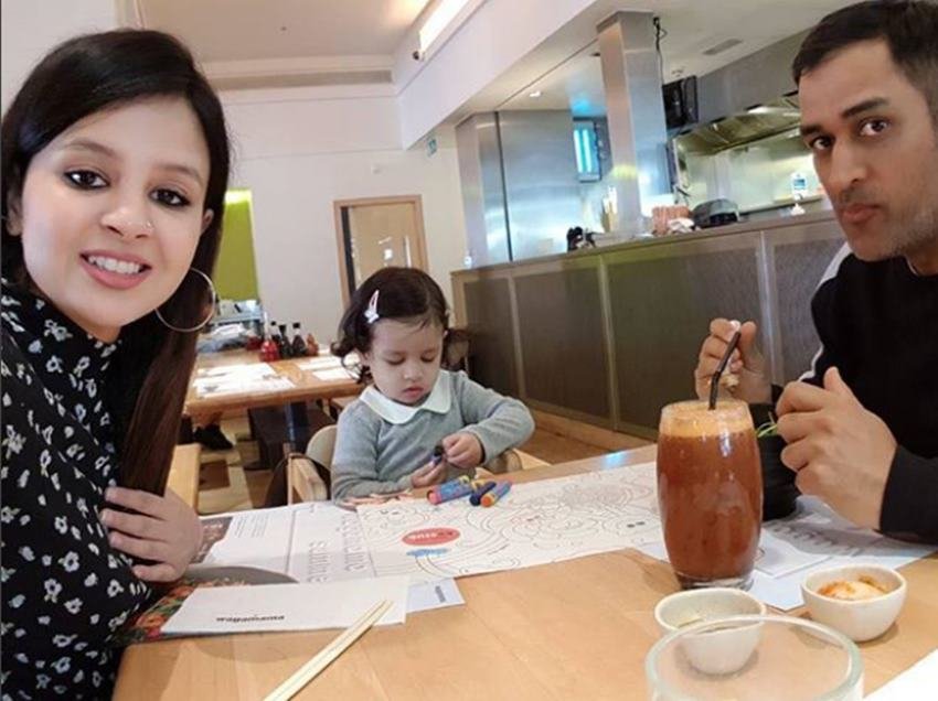 MS Dhoni with daughter Ziva, Dhoni's daughter Ziva's birthday on February 6, Cricket, Sakshi Singh Dhoni, Dhoni was not there when daughter was being born