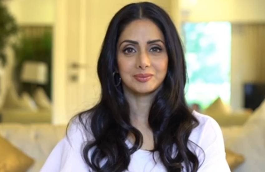 दिवंगत बॉलीवुड एक्ट्रेस श्रीदेवी।