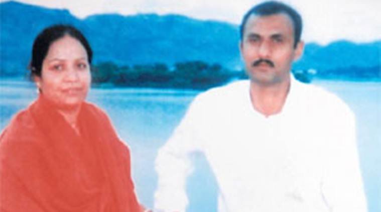 सोहराबुद्दीन और उनकी पत्‍नी कौसरबी। (Photo: Express Archive)