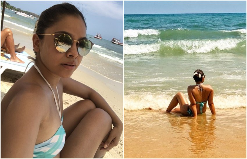 Sumona Chakravarti, kapil sharma, the Kapil Sharma Show, Kapil Sharma wife, Sumona Chakravarti, Sumona Chakravarti bikini, Kapil onscreen wife Sumona, Kapil Sharma, Kapil Sharma Show actress hot pics, Sumona Chakravarti hot pics, The Kapil Sharma Show, The Kapil Sharma Show Sarla, entertainment news, jansatta