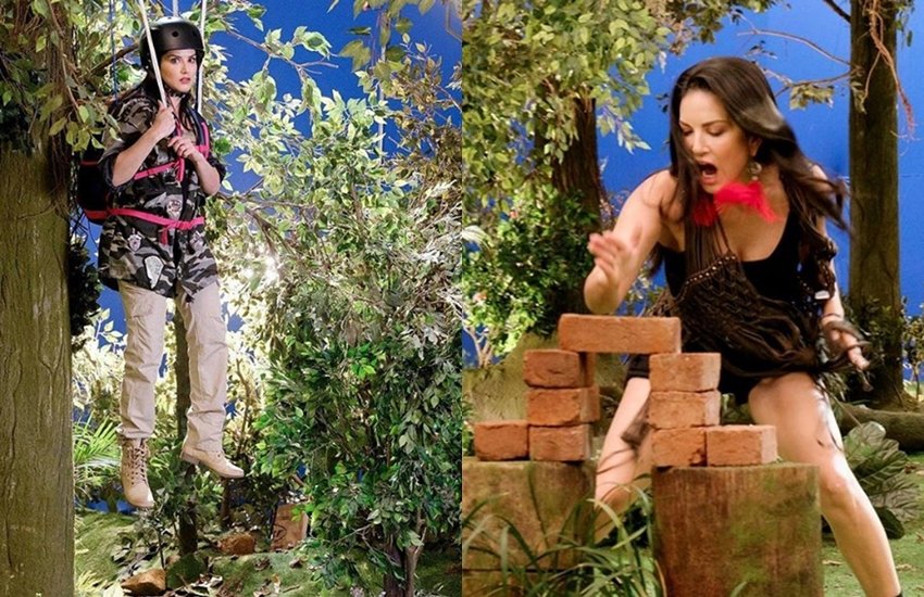 sunny leone, sunny leone new show, man vs wild, man vs wild shooting, sunny leone shooting, entertainment news, bollywood news