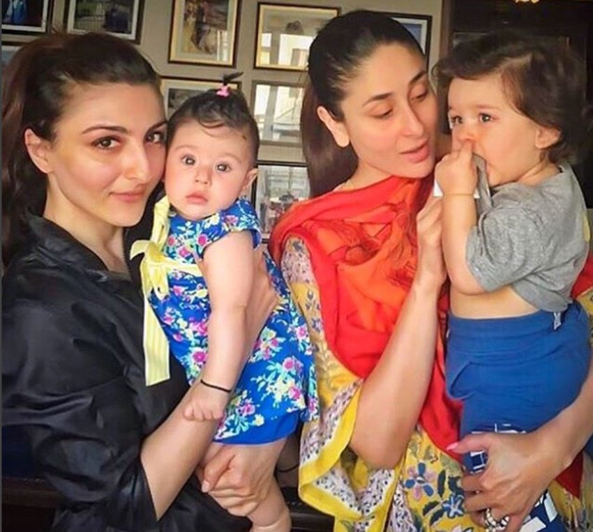 taimur ali khan, taimur ali khan photos, taimur ali khan cute photos, taimur ali khan viral photos, taimur ali khan with sister Inaaya, Inaaya Naumi Khemu, Kareena Kapoor, Kareena Kapoor Khan, SAif Ali khan, soha ali khan, soha ali khan khemu, bollywood, star kid, entertainment, jansatta