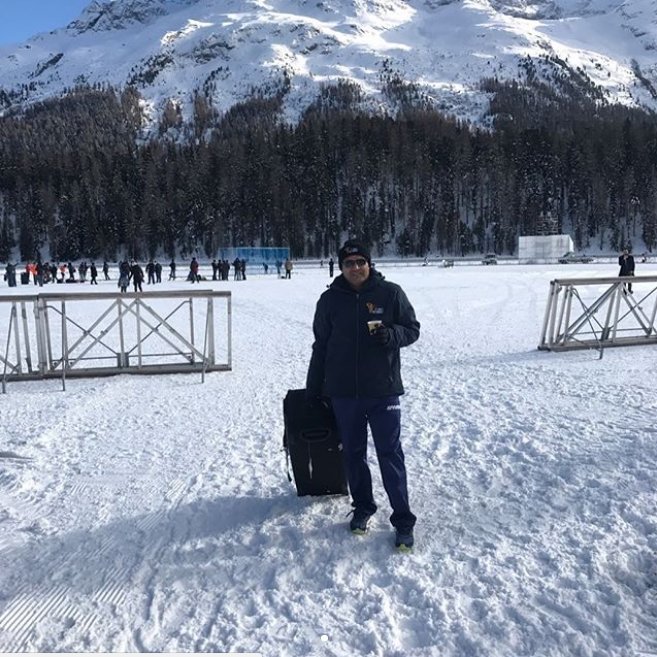ice cricket live, ice cricket live streaming, ice cricket 2018, ice cricket 2018 live, ice cricket 2018 live streaming, ice cricket 2018 live score, ice cricket score, Virendra Sehwag, Shahid Afridi, St Moritz, Shoaib Akhtar, sehwag photos, veeru pagi pics, sehwag photos, sehwag photo gallery