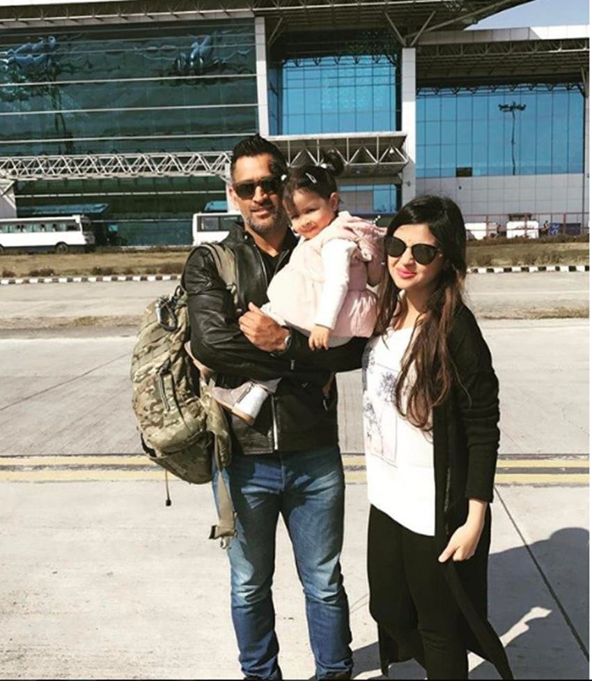 MS Dhoni with daughter Ziva, Dhoni's daughter Ziva's birthday on February 6, Cricket, Sakshi Singh Dhoni, Dhoni was not there when daughter was being born