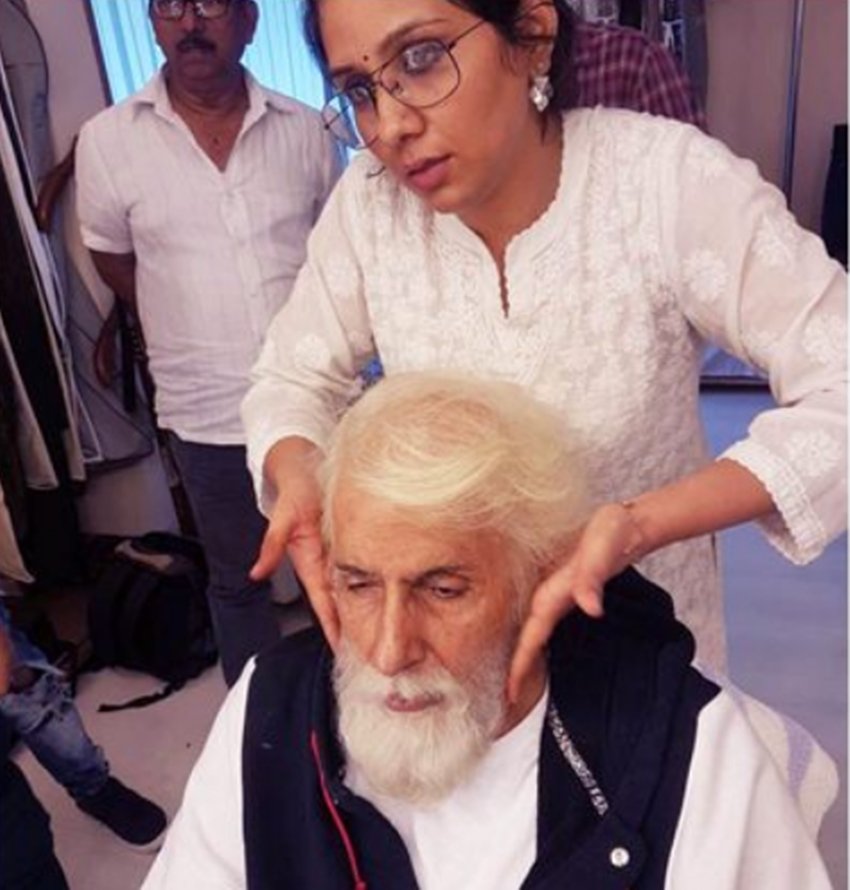 102 Not Out, Amitabh Bachchan in 102 Not Out, Rishi Kapoor in 102 Not Out, Amitabh Bachchan look in in 102 Not Out, National award winning makeup hair Preetisheel Singh, prosthetic designer Preetisheel Singh, 102 Not Out, Amitabh Bachchan in 102 Not Out, Rishi Kapoor in 102 Not Out, Amitabh Bachchan look in in 102 Not Out, National award winning makeup hair Preetisheel Singh, prosthetic designer Preetisheel Singh, bollywood news, televisionn news, entertainment news, bollywood news, televisionn news, entertainment news, bollywood news, televisionn news