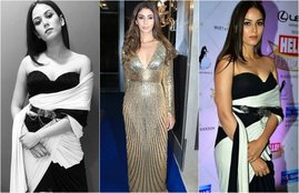 Hello Hall of Fame awards, Hello Hall of Fame awards 2018, Mira Rajput, mira rajput in award function, mira in black and white dressm, shahid kapoor, shahid kapoor wife mira rajput, Shweta Bachchan look gorgeous, Shweta Bachchan in gold dress, see pictures, entertainment news, bollywoood news television news