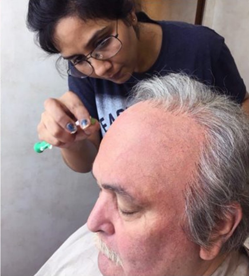 102 Not Out, Amitabh Bachchan in 102 Not Out, Rishi Kapoor in 102 Not Out, Amitabh Bachchan look in in 102 Not Out, National award winning makeup hair Preetisheel Singh, prosthetic designer Preetisheel Singh, 102 Not Out, Amitabh Bachchan in 102 Not Out, Rishi Kapoor in 102 Not Out, Amitabh Bachchan look in in 102 Not Out, National award winning makeup hair Preetisheel Singh, prosthetic designer Preetisheel Singh, bollywood news, televisionn news, entertainment news, bollywood news, televisionn news, entertainment news, bollywood news, televisionn news