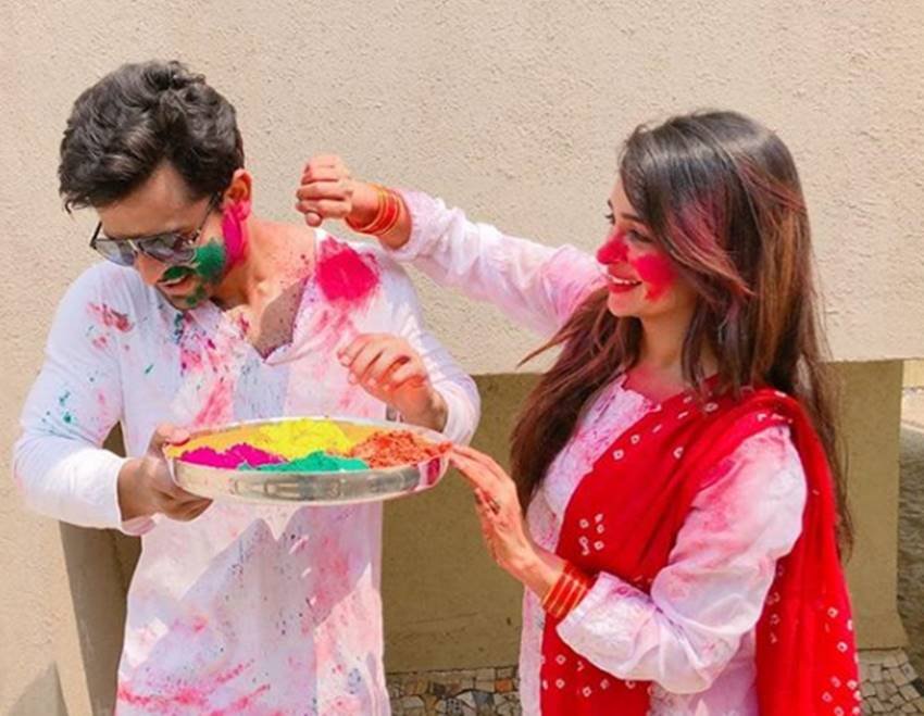 Shoaib Ibrahim, Dipika Kakkad, Shoaib Dipika First Holi, Shoaib Dipika After Marriage, see Wonderful pictures of Shoaib Dipika, holi, holi 2018, happy holi, happy holi 2018, holi images, holi wishes, happy holi images, holi news, holi 2018 india, entertainment news, bollywood news, televisionn news, entertainment news, bollywood news, televisionn news, entertainment news, bollywood news, televisionn news