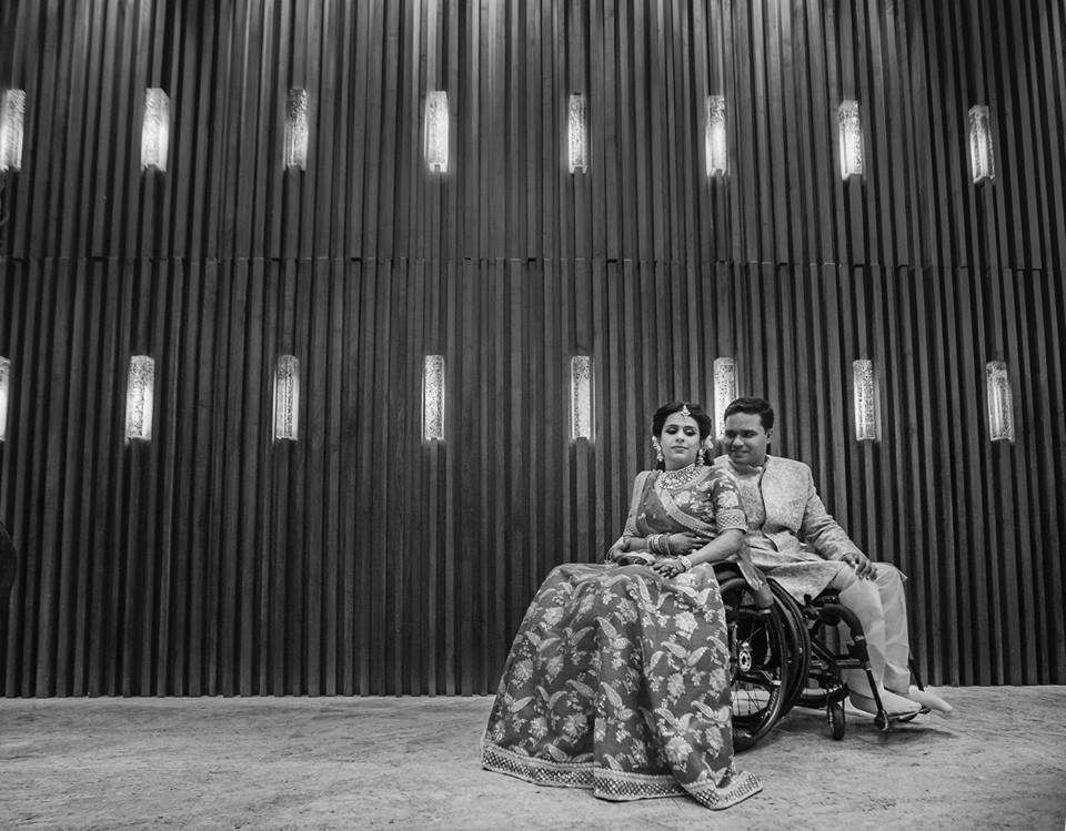 differently abled couples,wheelchair bound couple,Nehal Thakkar,Indian wedding,Anup Chandran, true love story,