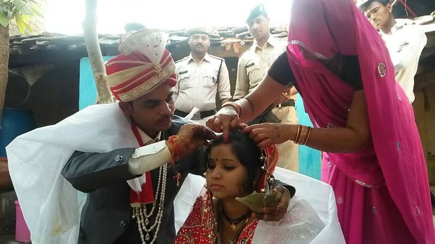 police, bride