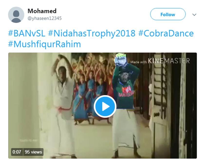 नागिन डांस करके सोशल मीडिया पर छाया बांग्लादेशी क्रिकेटर, यूजर्स बोले- श्रीदेवी को दी है श्रद्धांजलि