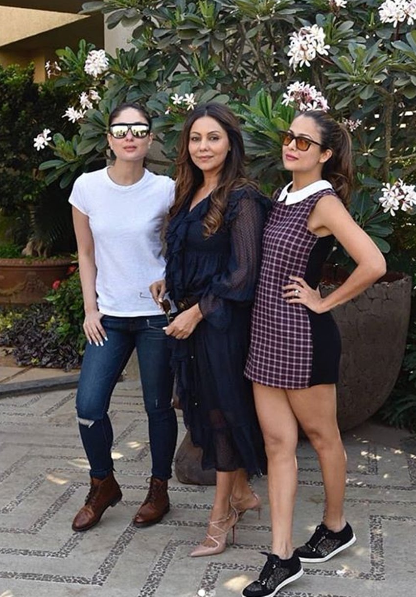 kareena kapoor,kareena kapoor with best friend amrita arora, kareena kapoor with shahrukh khan wife, kareena kapoor with gauri khan, gauri designs, see pictures of kareena with gauri and amrita, kareena kapoor, entertainment news, bollywood news, television news, entertainment news, bollywood news, television news