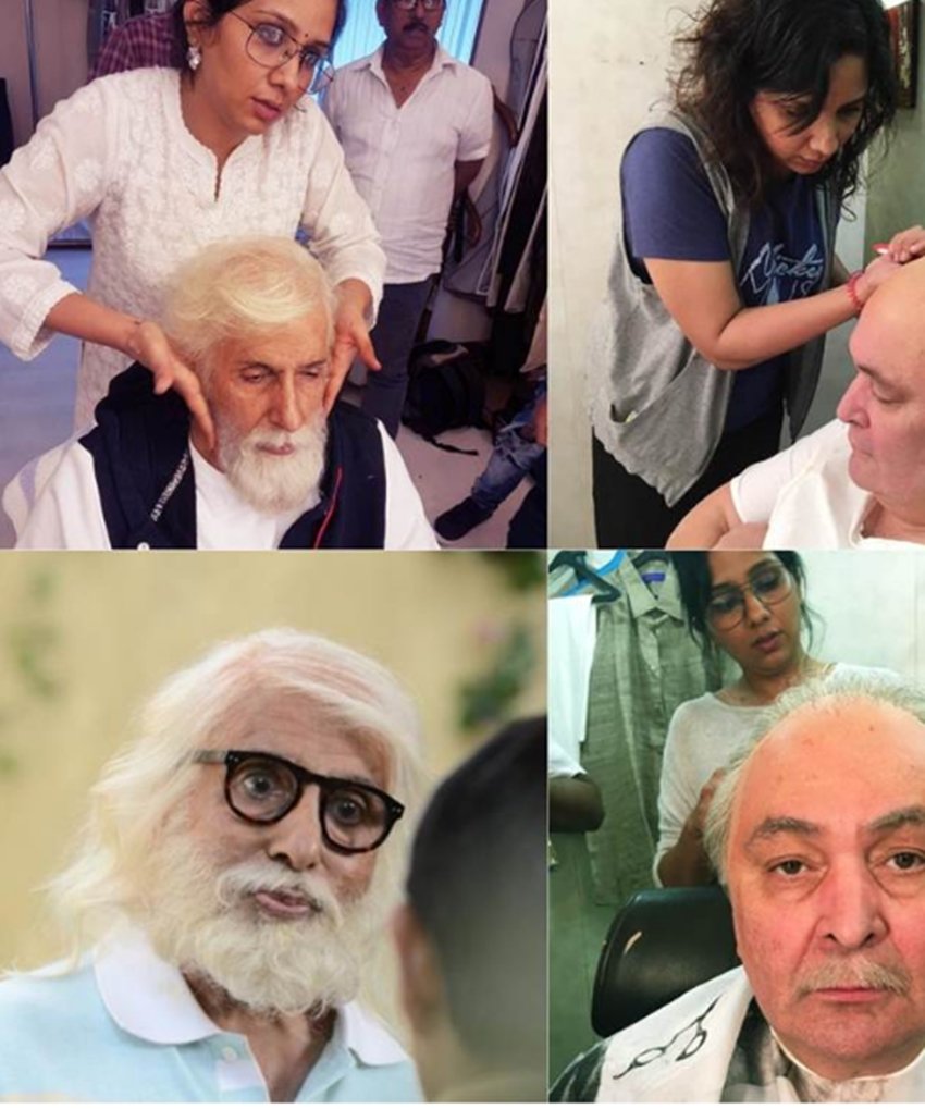 102 Not Out, Amitabh Bachchan in 102 Not Out, Rishi Kapoor in 102 Not Out, Amitabh Bachchan look in in 102 Not Out, National award winning makeup hair Preetisheel Singh, prosthetic designer Preetisheel Singh, 102 Not Out, Amitabh Bachchan in 102 Not Out, Rishi Kapoor in 102 Not Out, Amitabh Bachchan look in in 102 Not Out, National award winning makeup hair Preetisheel Singh, prosthetic designer Preetisheel Singh, bollywood news, televisionn news, entertainment news, bollywood news, televisionn news, entertainment news, bollywood news, televisionn news