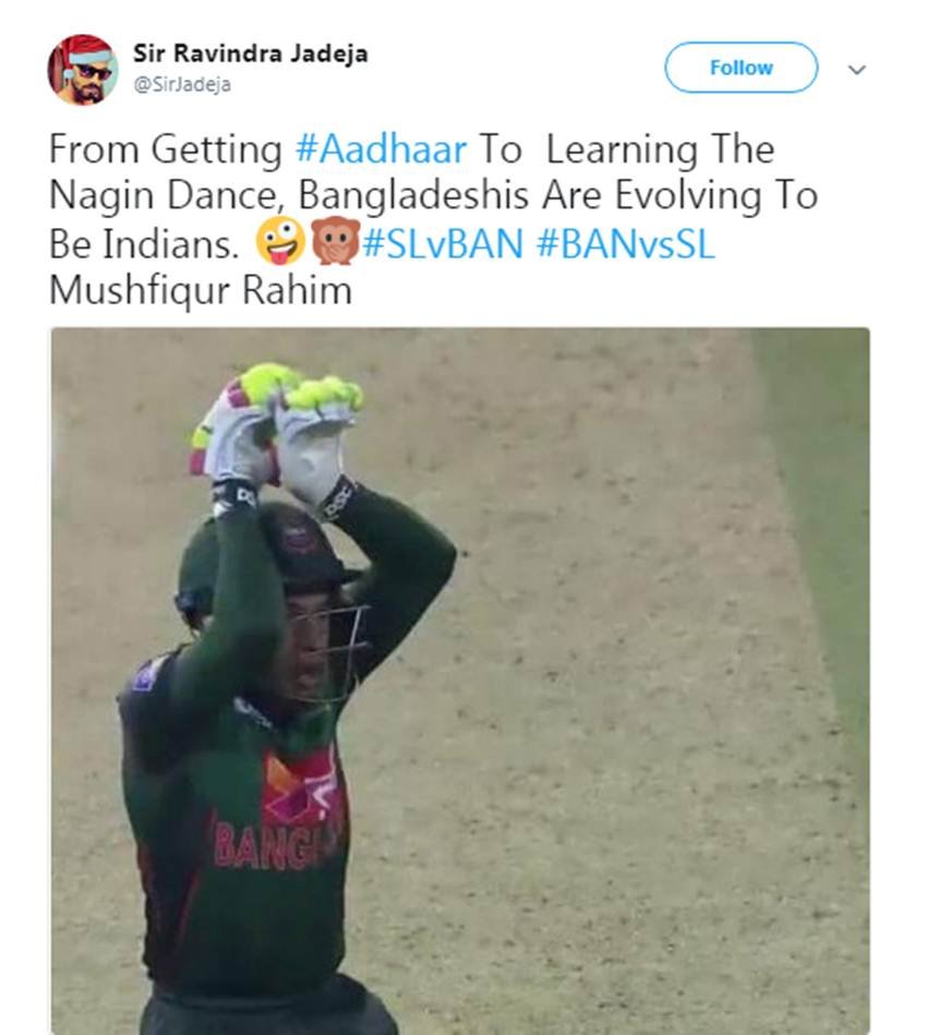 नागिन डांस करके सोशल मीडिया पर छाया बांग्लादेशी क्रिकेटर, यूजर्स बोले- श्रीदेवी को दी है श्रद्धांजलि