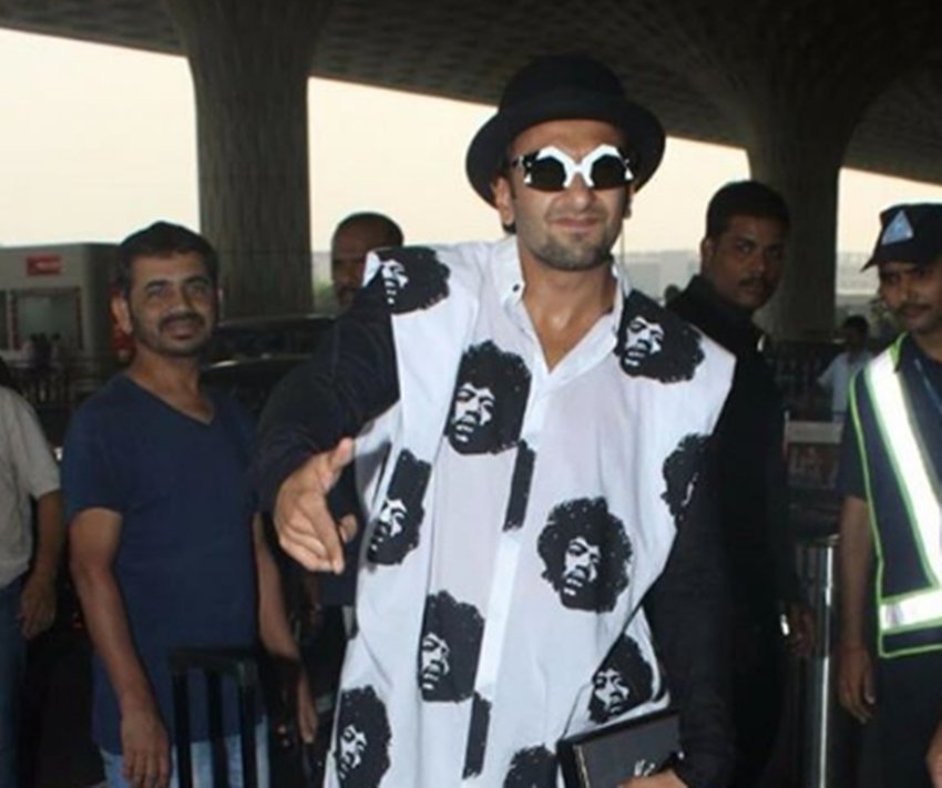 Ranveer Singh, Ranveer Singh diffrent costumes, Ranveer Singh in airport, Ranveer Singh, see pictres of Ranveer Singh,Ranveer Singh style of dressing, khalibali song actor Ranveer Singh, padmaavat star Ranveer Singh, entertainment news, entertainment news, bollywood news, television news, entertainment news, bollywood news, television news