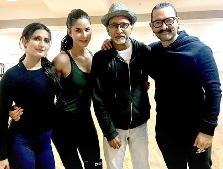 फिल्म 'ठग्स ऑफ हिंदोस्तान' के सेट से शेयर की गई तस्वीर