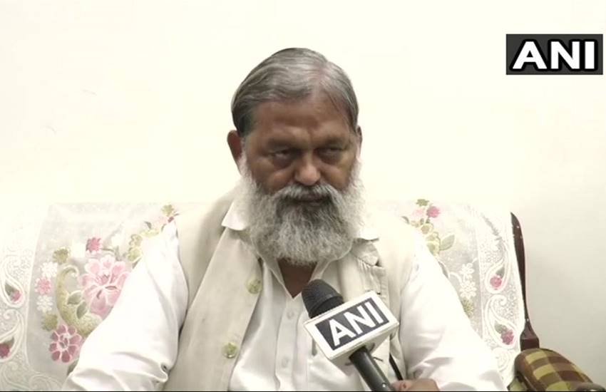हरियाणा के कैबिनेट मंत्री अनिल विज। (फोटो सोर्स- एएनआई)