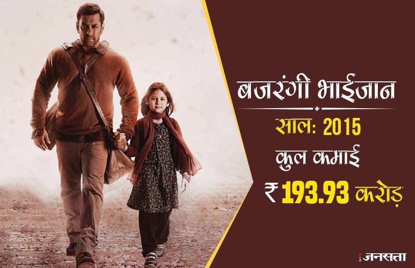 बजरंगी भाईजान : सलमान खान, करीना कपूर खान और नवाजुद्दीन सिद्दीकी ने फिल्म में मुख्य भूमिका निभाई है। इस फिल्म ने विदेशी सिनेमाघरों से 193.93 करोड़ रुपए की कमाई कर ली है।