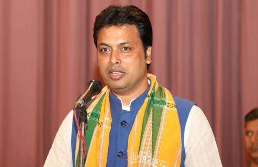 त्रिपुरा के मुख्यमंत्री बिप्लब कुमार देब (फाइल फोटोः फेसबुक)