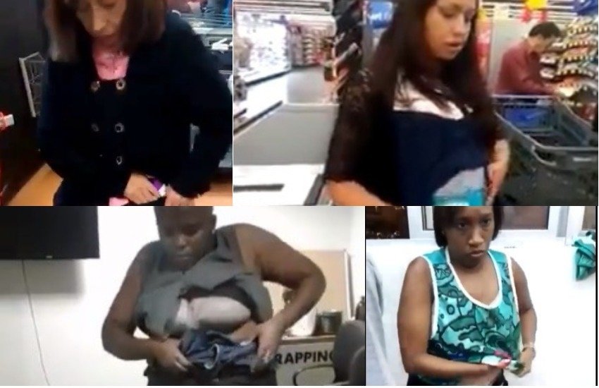 इन महिला चोरों का वीडियों सोशल मीडिया पर खूब शेयर किया जा रहा है।