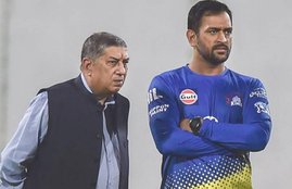 IPL 2018, IPL-11, Mahendra Singh Dhoni, Chennai Super Kings, CSK, N.Shreenivasan, Former President, BCCI, Owner, India Cements, Meeting, Training Session, CSK, Cheapuk, Chennai, Spot Fixing Case, Cricket News, Sports News, Hindi News
