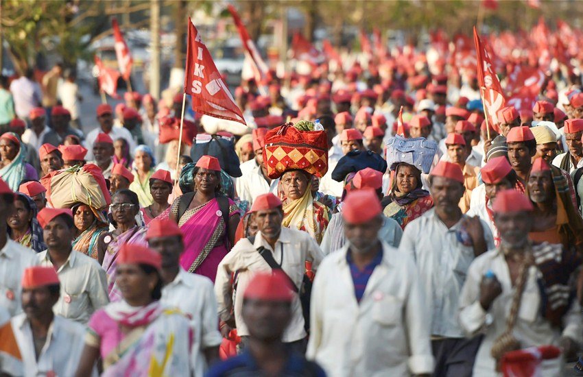 महाराष्‍ट्र किसान आंदोलन (PTI फोटो)