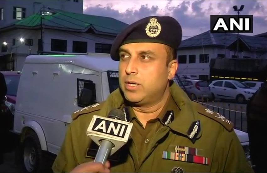 कश्मीर रेंज के आईजी एसपी पाणि। (Photo: ANI) कश्मीर रेंज के आईजी एसपी पाणि। (Photo: ANI)