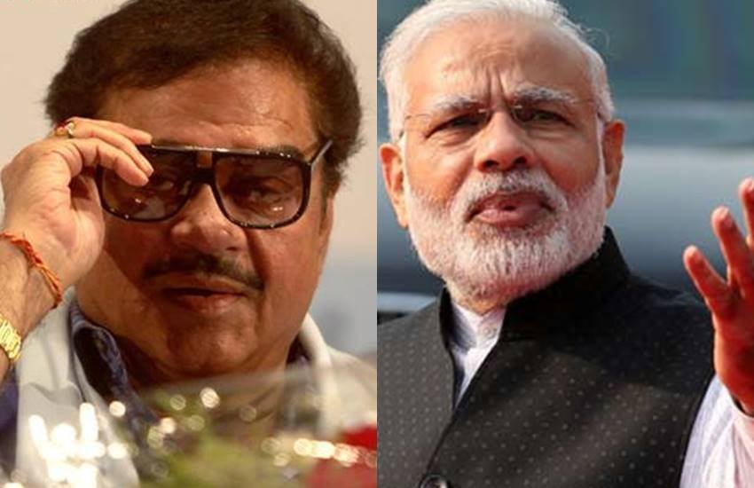 शत्रुघ्न सिन्हा और पीएम मोदी (एक्सप्रेस फोटो)
