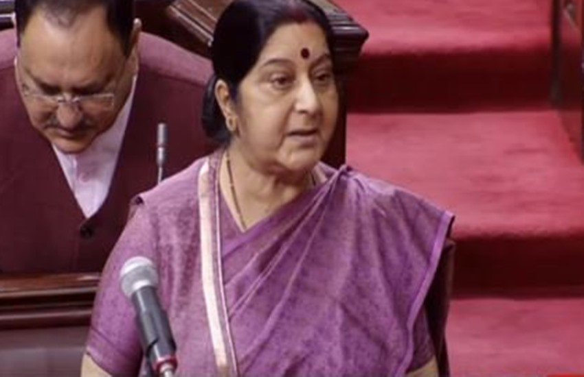 विदेश मंत्री सुषमा स्वराज (ANI ट्विटर) विदेश मंत्री सुषमा स्वराज (ANI ट्विटर)