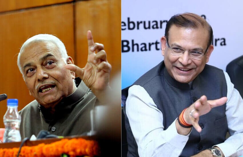 जयंत सिन्हा भारतीय जनता पार्टी के वरिष्ठ नेता और पूर्व वित्त मंत्री यशवंत सिन्हा के बेटे हैं। (फोटोः फेसबुक/इंडियन एक्सप्रेस)
