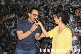 Aamir Khan, Aamir Khan birthday, Aamir Khan birthday pics, Aamir Khan birthday photos, Aamir Khan birthday pictures, Aamir Khan birthday celebration, 53rd Birthday, 53rd Birthday of aamir khan, 53rd Birthday pics, 53rd Birthday photos, Kiran Rao, Kiran Rao and aamir khan, Aamir Khan Celebrates, photo gallery