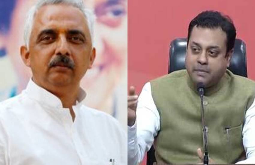 कांग्रेस प्रवक्ता अखिलेश प्रताप सिंह और बीजेपी प्रवक्ता संबित पात्रा।