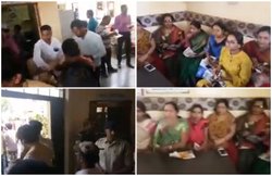 थाने के भीतर बीजेपी कार्यकर्ताओं को कराया गया भरपेट नाश्‍ता, वीडियो शेयर कर कांग्रेस ने बोला हमला