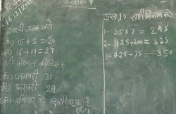 ब्लैकबोर्ड पर उत्तर लिख बच्चों को नकल करा रहे टीचर, यूपी डिप्टी सीएम के इलाके की घटना