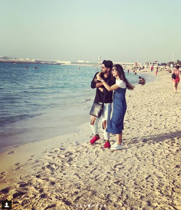 Hina khan with rocky, hina khan with her love, hina khan boyfriend, hina khan holidays, hina khan show, Rocky jaiswal,Hina Khan, Hina,Dubai, Burj Khalifa, bigg boss"