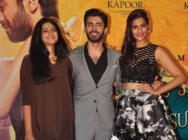 fawad khan with rhea, rhea kapoor, rhea kapoor birthday, anil kapoor's daughter birthday, rhea kapoor photos, sonam kapoor's sister birthay, jansatta photo gallery