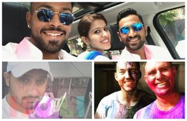 holi, holi 2018, happy holi, happy holi 2018, holi images, holi wishes, happy holi images, holi news, holi 2018 india, cricketers, cricketers holi, holi wishes from cricketers, cricketers holi celebration, cricketers holi images, cricketers holi wishes, harbhajan singh, virendra sehwag, brett lee, chris gayle, rohit sharma, hardik pandya, sports news in hindi, jansatta