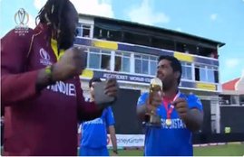 ICC World Cup Qualifiers 2018, Chris Gayle champion dance after Windies vs Afghanistan, Final, ICC World Cup Qualifiers, Chris Gayle champion dance, Chris Gayle champion dance, cricket video, crickey news, Windies vs Afghanistan