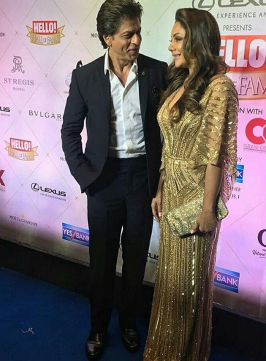 Hello Hall Of Fame Awards, Hello Hall Of Fame Awards 2018, Hello Hall Of Fame Awards blue carpet, Deepika Padukone, Rekha, Ranveer Singh, rajkumar rao, kriti senon, meera rajput, shah rukh khan, gauri khan, karan johar, sidharth malhotra, kriti kharbanda, nushrat bharucha, Hello Hall Of Fame Awards, celebs at Hello Hall Of Fame Awards, Hello Hall Of Fame Awards blue carpet, Shah Rukh Khan, entertainment, jansatta