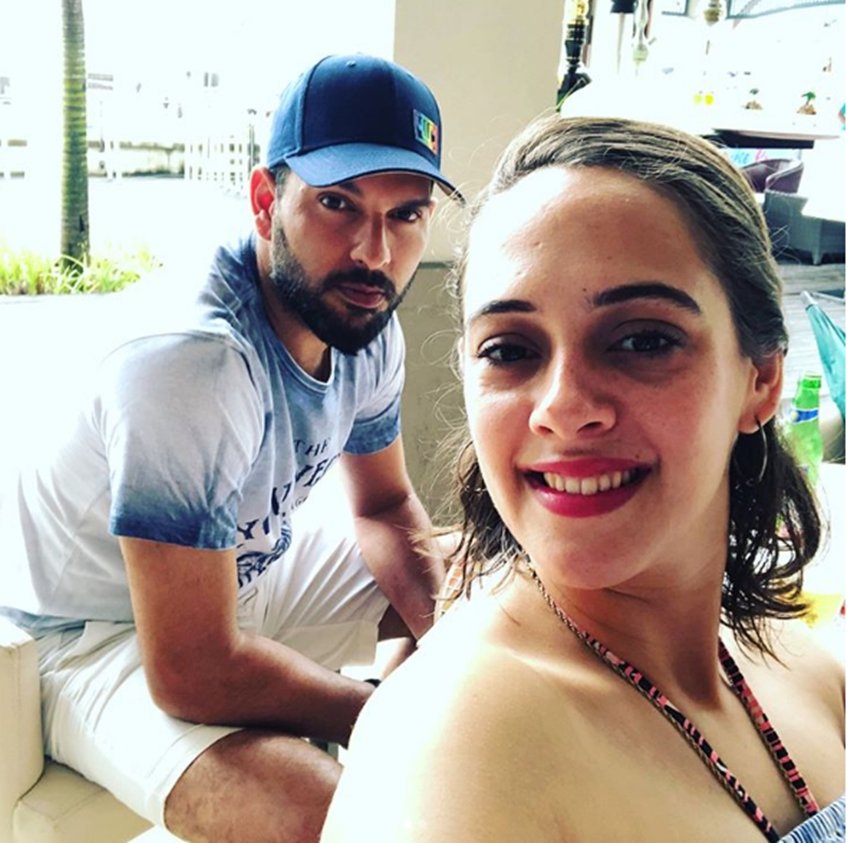 Yuvraj Singh, Hazel Keech, Yuvraj Singh Hazel Keech, Yuvraj Singh wife, Yuvraj Singh Hazel Keech marriage, Hazel Keech pregnancy, Virat Kohli, Anushka Sharma, hindi news, entertainment, jansatta