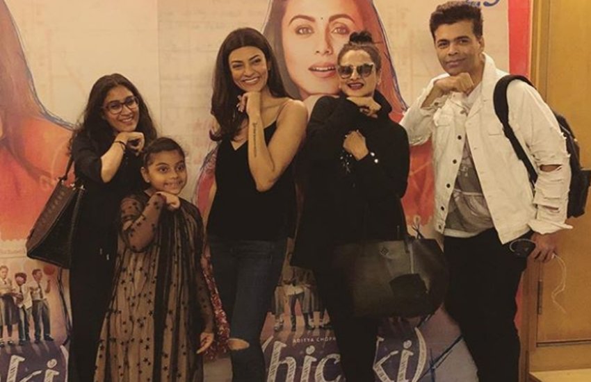 Hichki, Hichki celeb review, Rani Mukerji upcoming film, rani mukerji in hichki, Tushar Kapoor, Sushmita Sen, Karan Johar, Karan Johar praise Rani Mukerji, Rani Mukerji amazing performence in Hichki, entertainment news, bollywood news, television news, hollywood news, television new