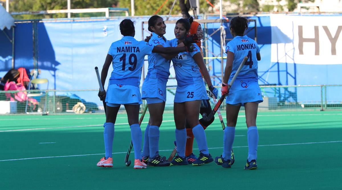 Indian womens hockey, India vs South Korea, Lalremsiami