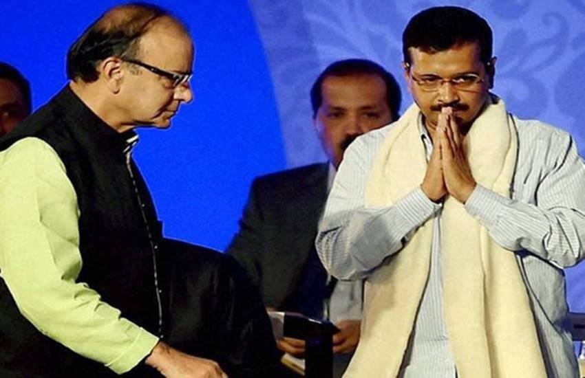 अरुण जेटली और अरविंद केजरीवाल