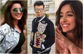 Karan Johar, film maker karan johar, director karan johar, karan johar style, karan johar fashion, Parineeti Chopra, actress Parineeti Chopra, bollywood actress Parineeti Chopra, Parineeti Chopra, Ileana D'Cruz, actress Ileana D'Cruz, bollywood actress Ileana D'Cruz, entertainment, jansatta